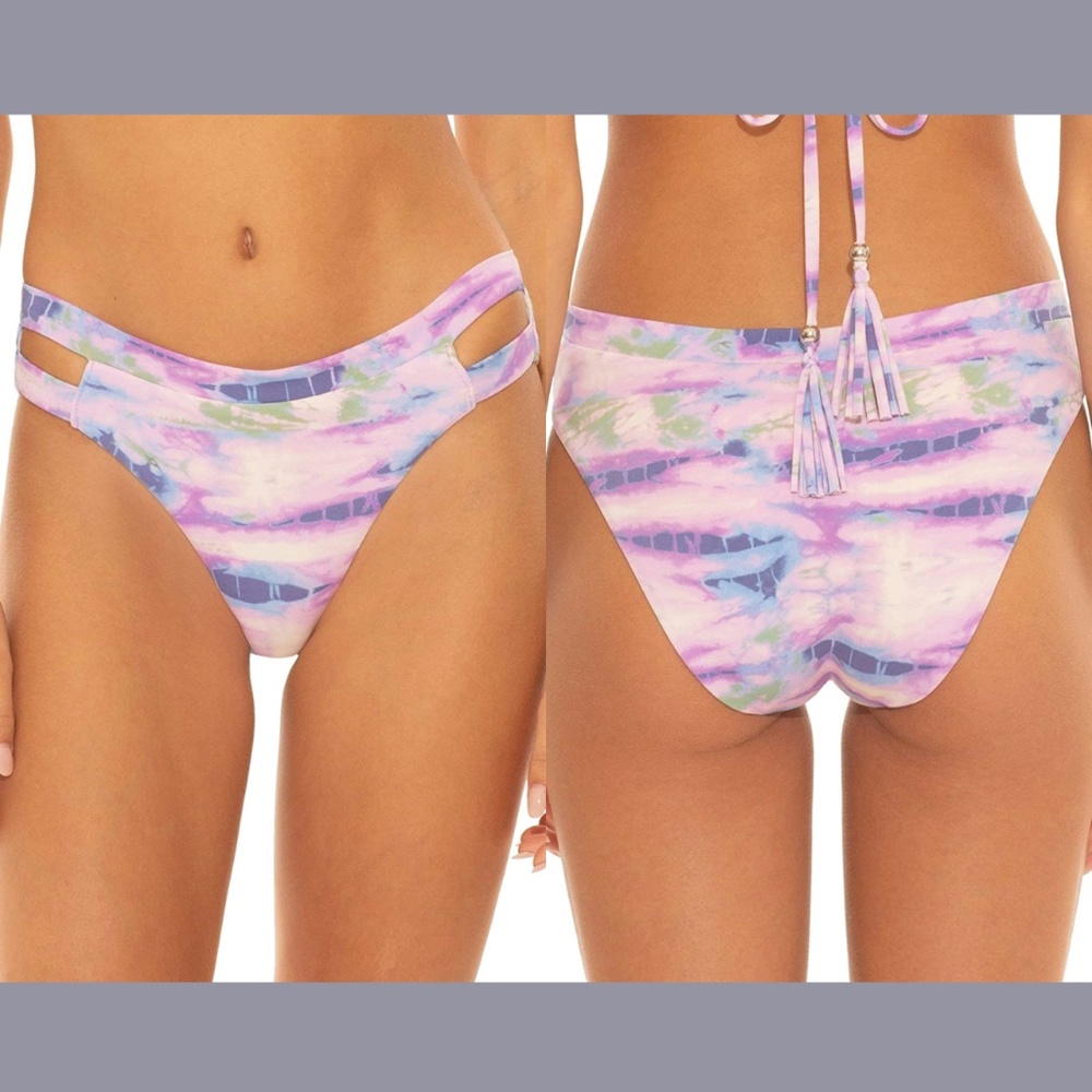 NEW ISABELLA ROSE [ Large‎ ] Under One Sky Maui Tie Dye Bikini Bottoms